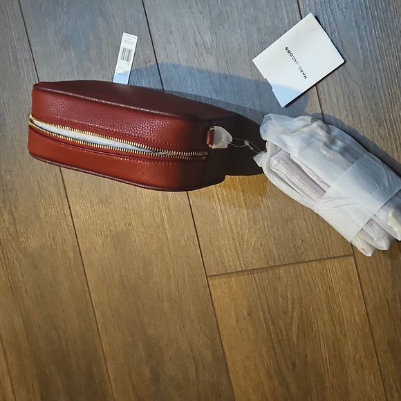 Marc Jacobs Bi Color Bold Flash Leather Camera Bag Red - Picture 15 of 16